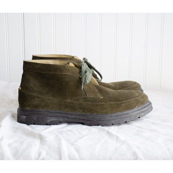 Stacy Adams Men's‎ Amherst, Olive Green Suede Chukka Boots, Size 11.5M. - Picture 1 of 6